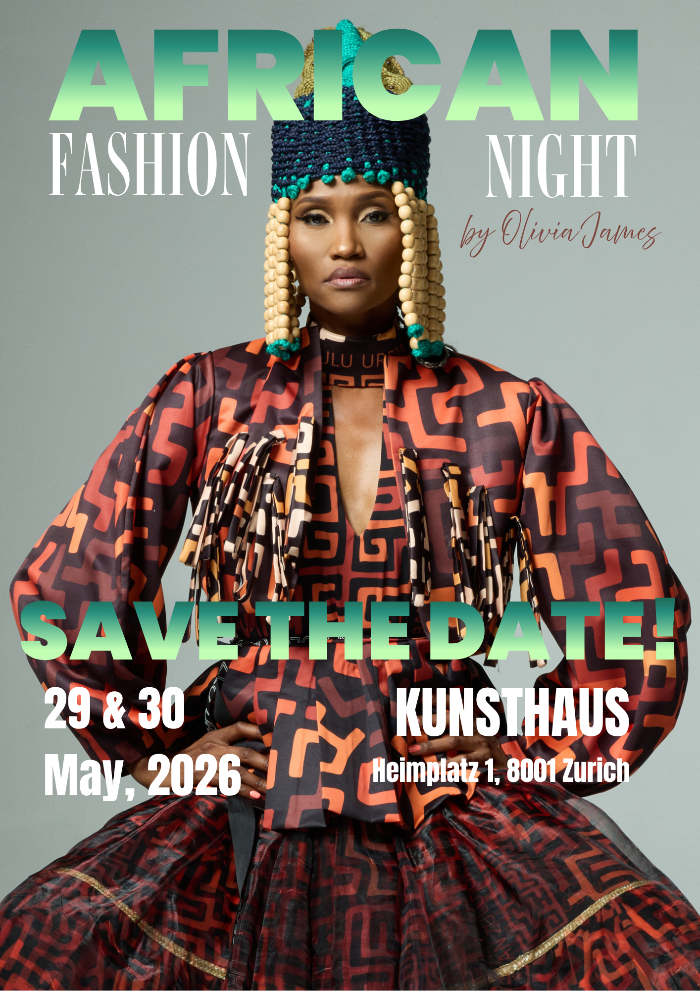 !!!!!!! EARLY BIRD TICKETS !!!!!!! AFRICAN FASHION NIGHT 2026 SATURDAY, 30 MAY 2026
